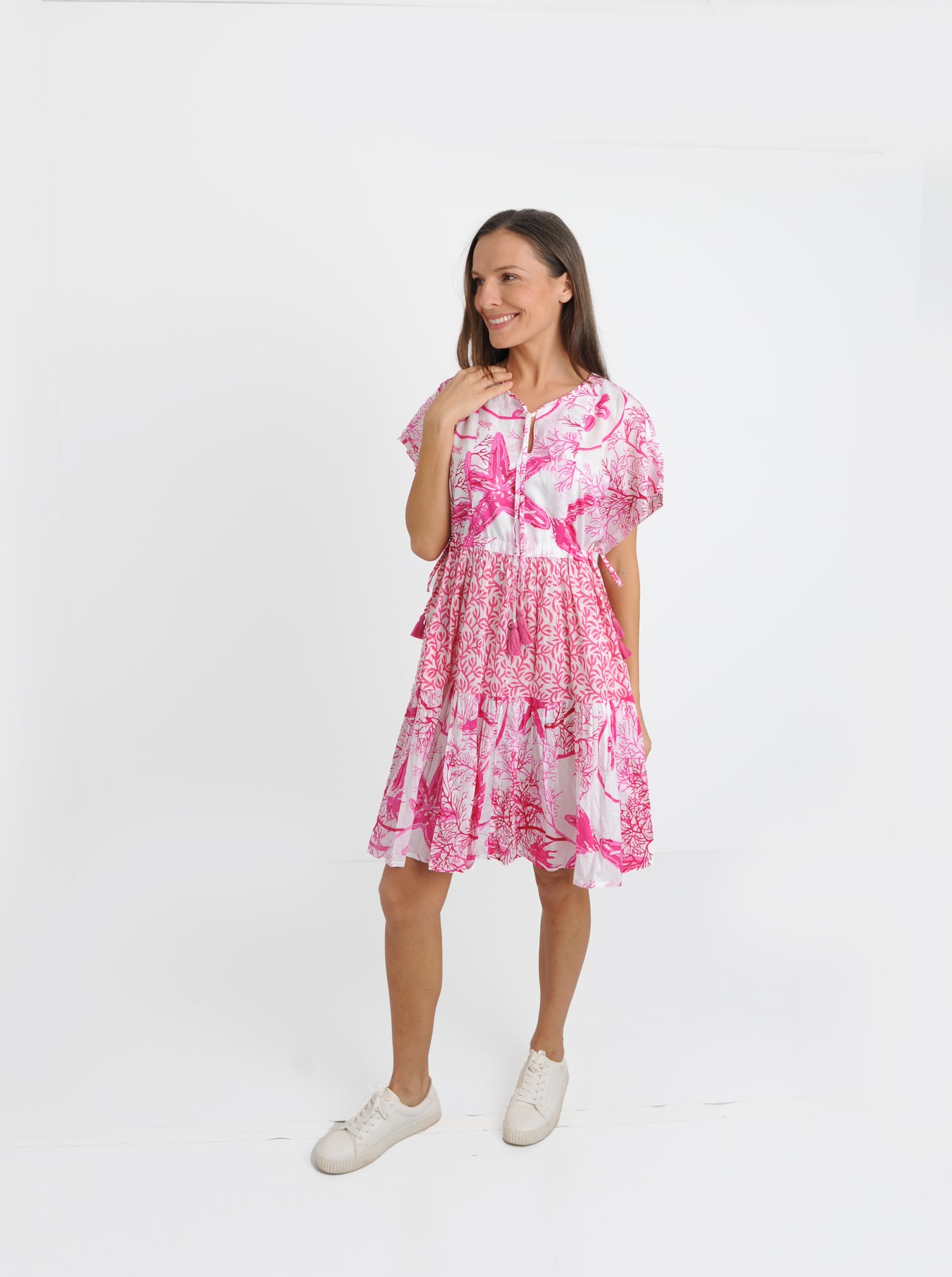 Nautilus Pink Tie Dress NOW ON SALE