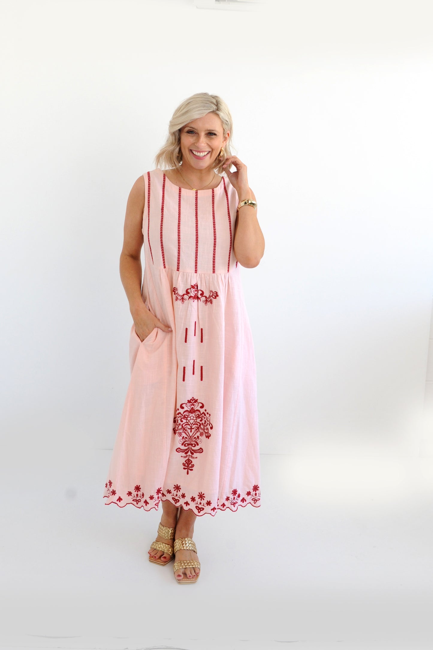 St Tropez Pink Dress