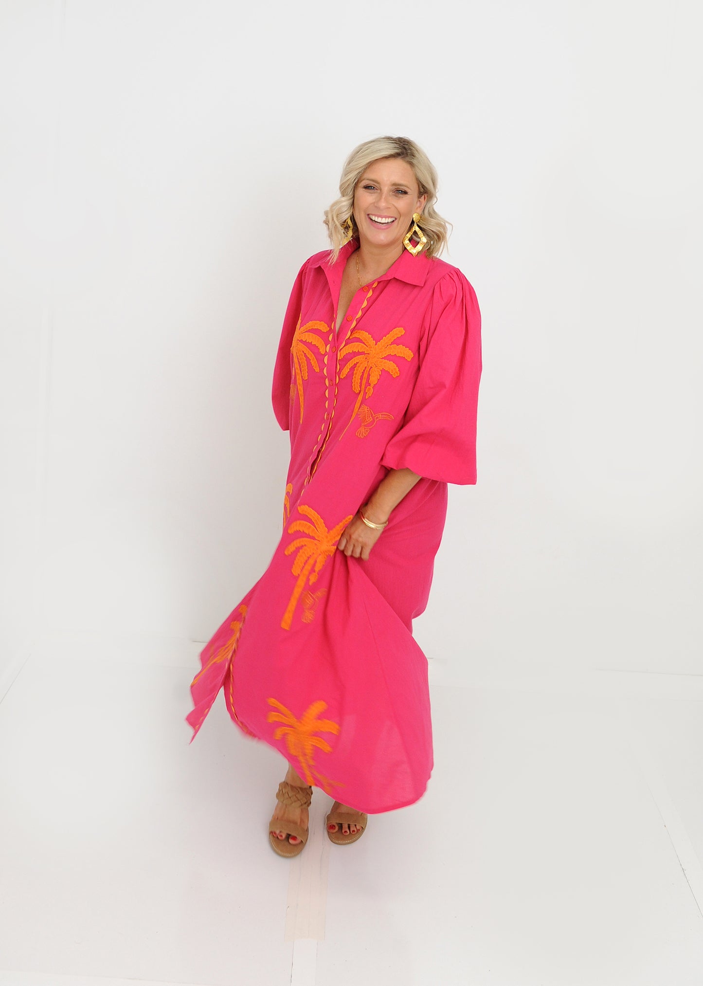 PALM PINK DRESS
