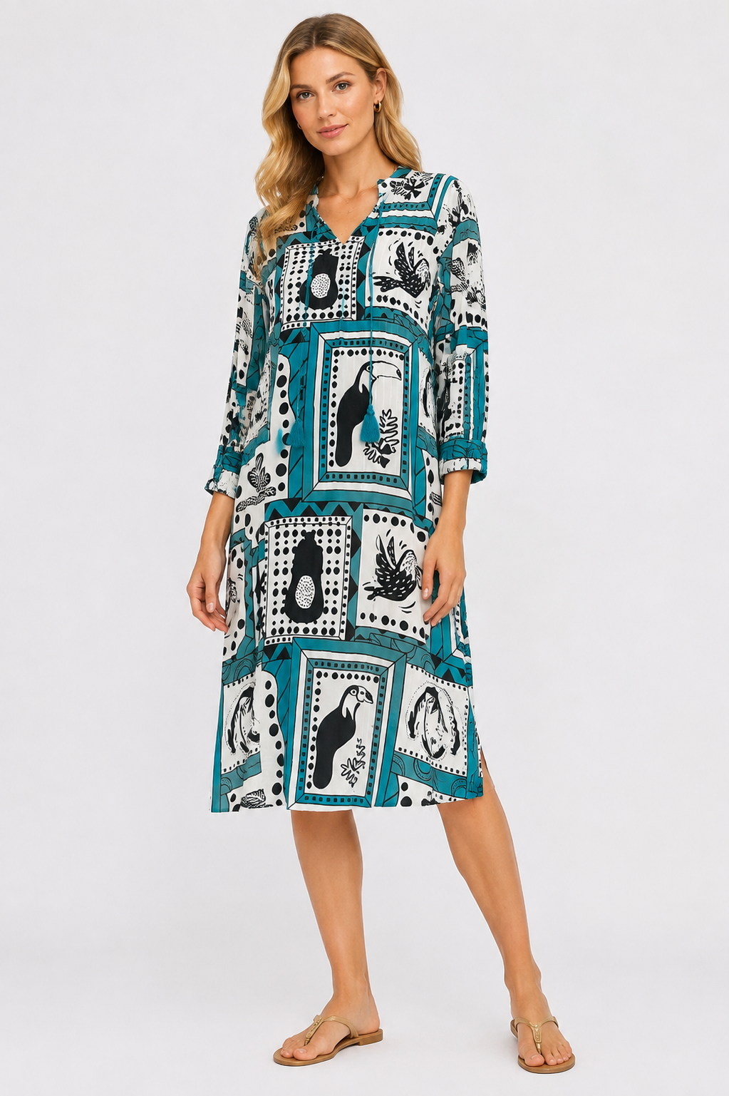 TOUCAN DRESS IN SPECIAL PRICE, NO RETURNS
