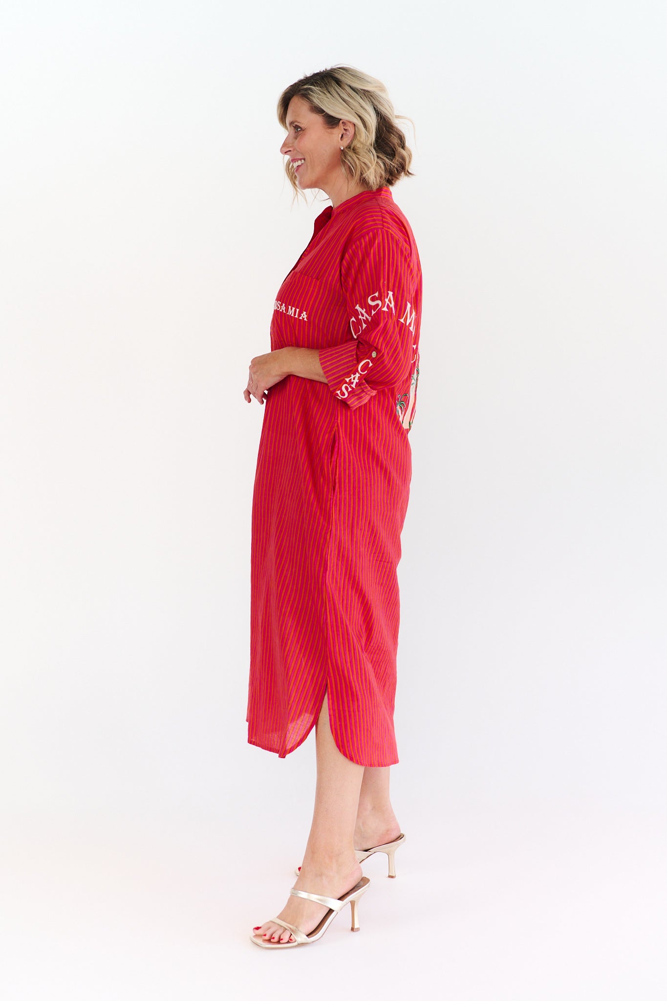 CASA MIA ORANGE DRESS