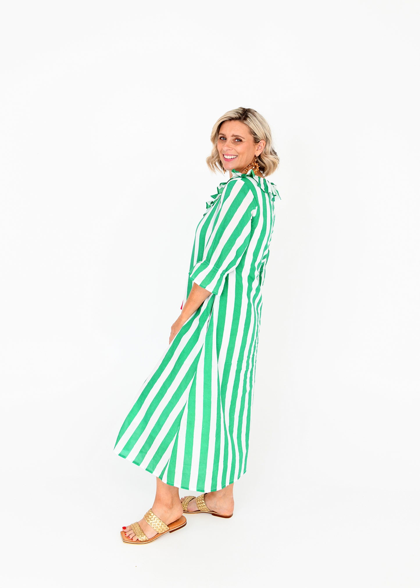 COTTANA GREEN DRESS
