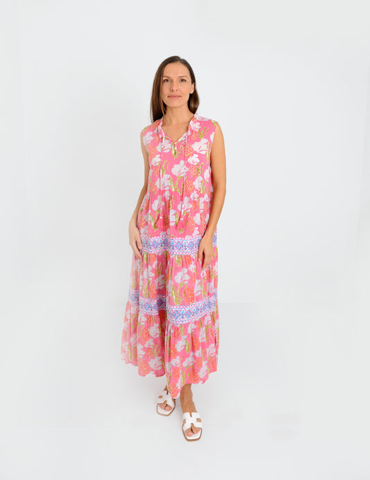 Maldives Pink Midi Dress NOW ON SALE