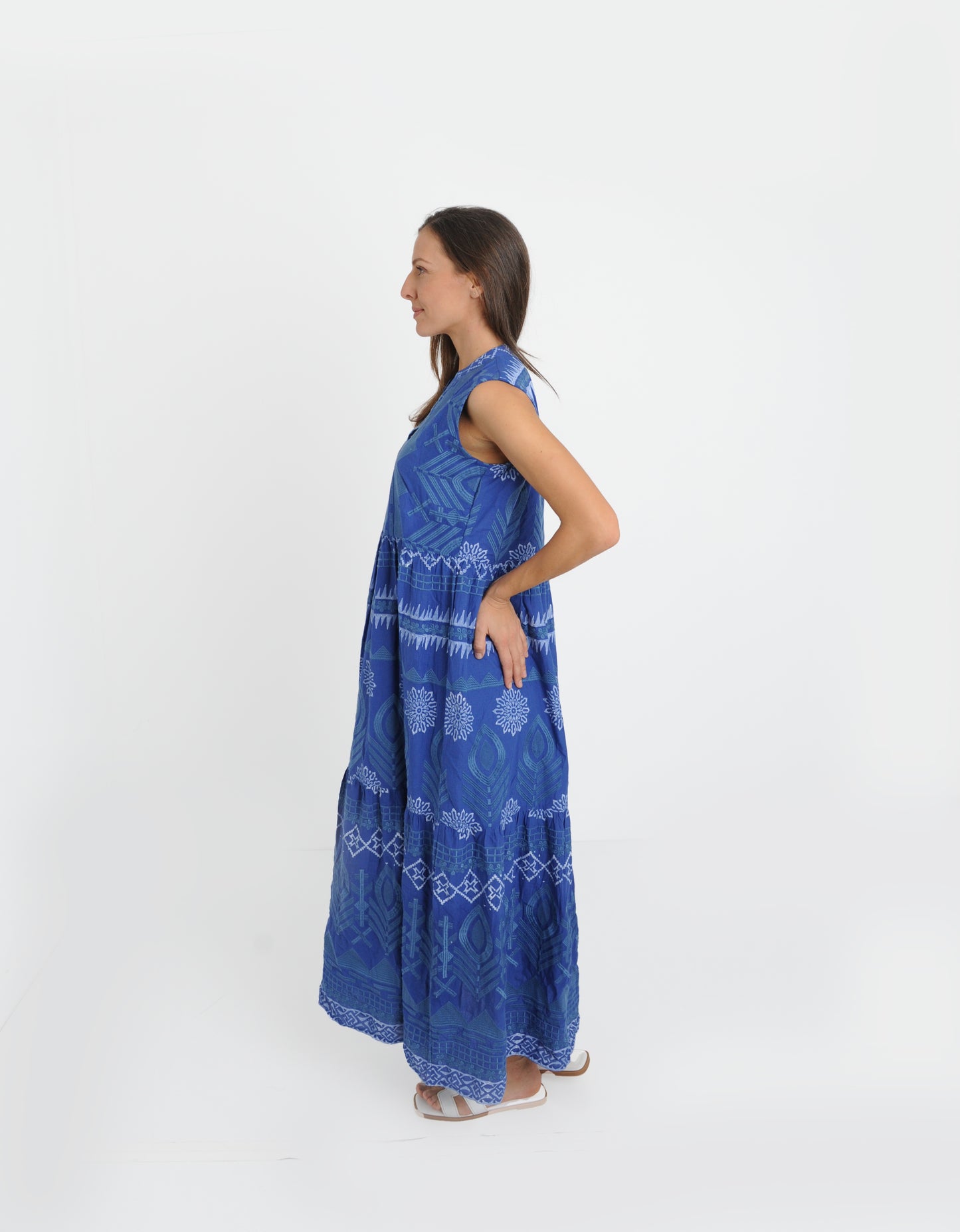 Rhodes Blue Maxi Dress