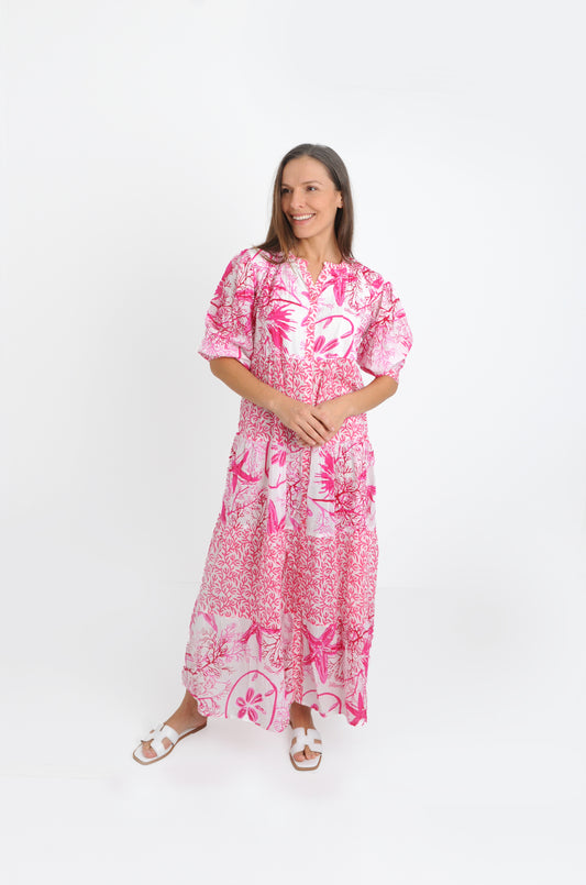 Nautilus Pink Maxi Dress