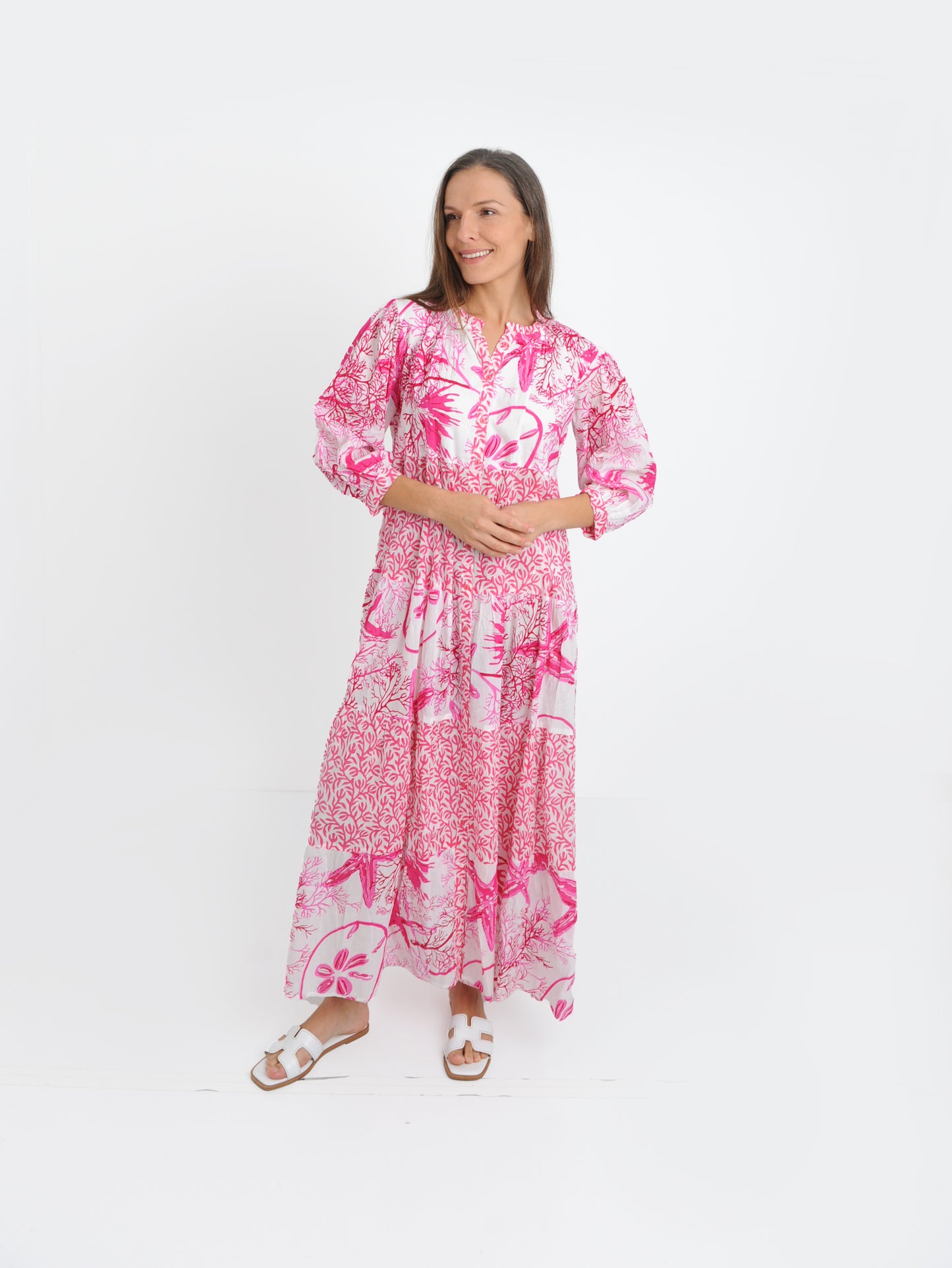 Nautilus Pink Maxi Dress