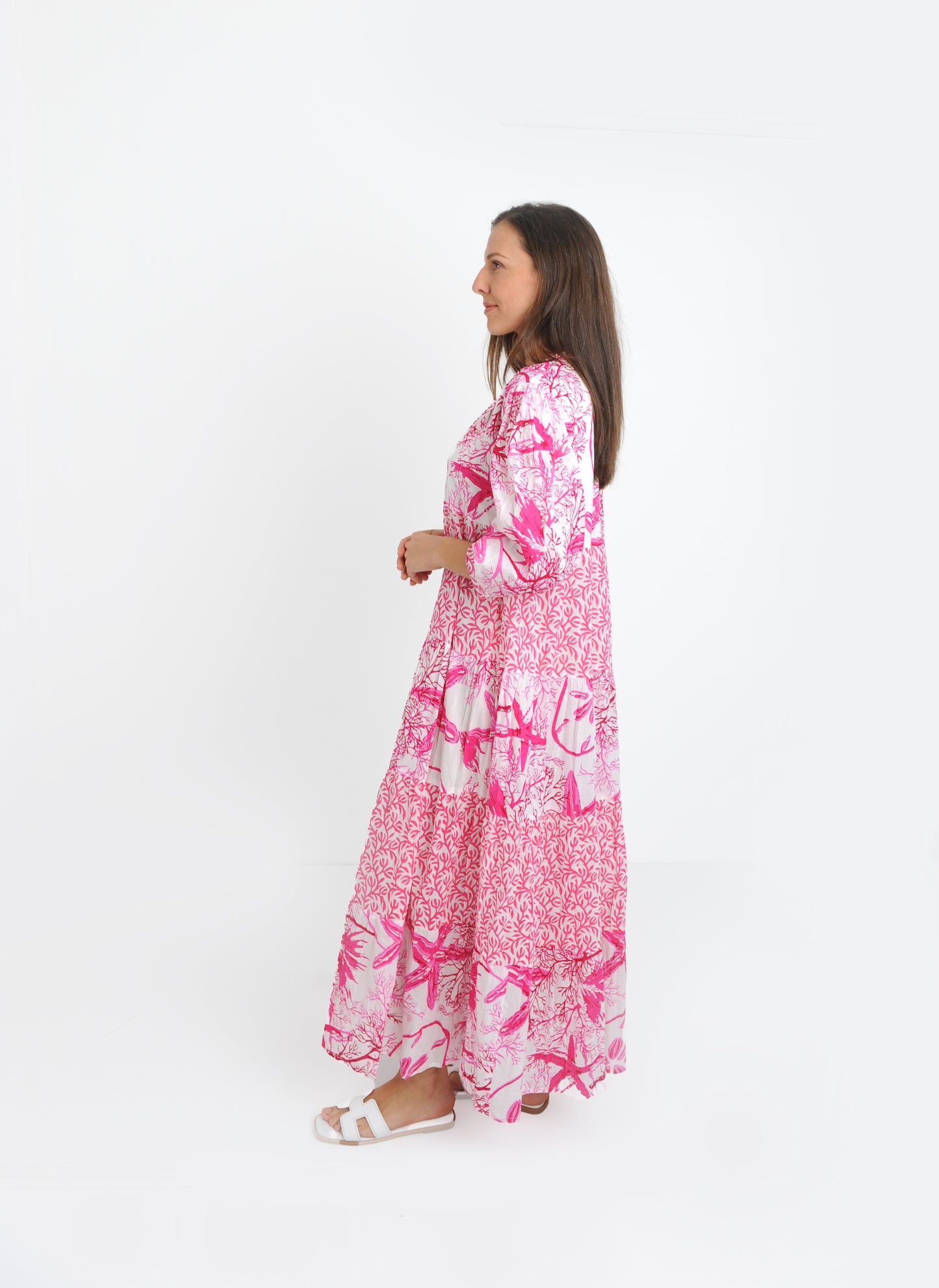 Nautilus Pink Maxi Dress