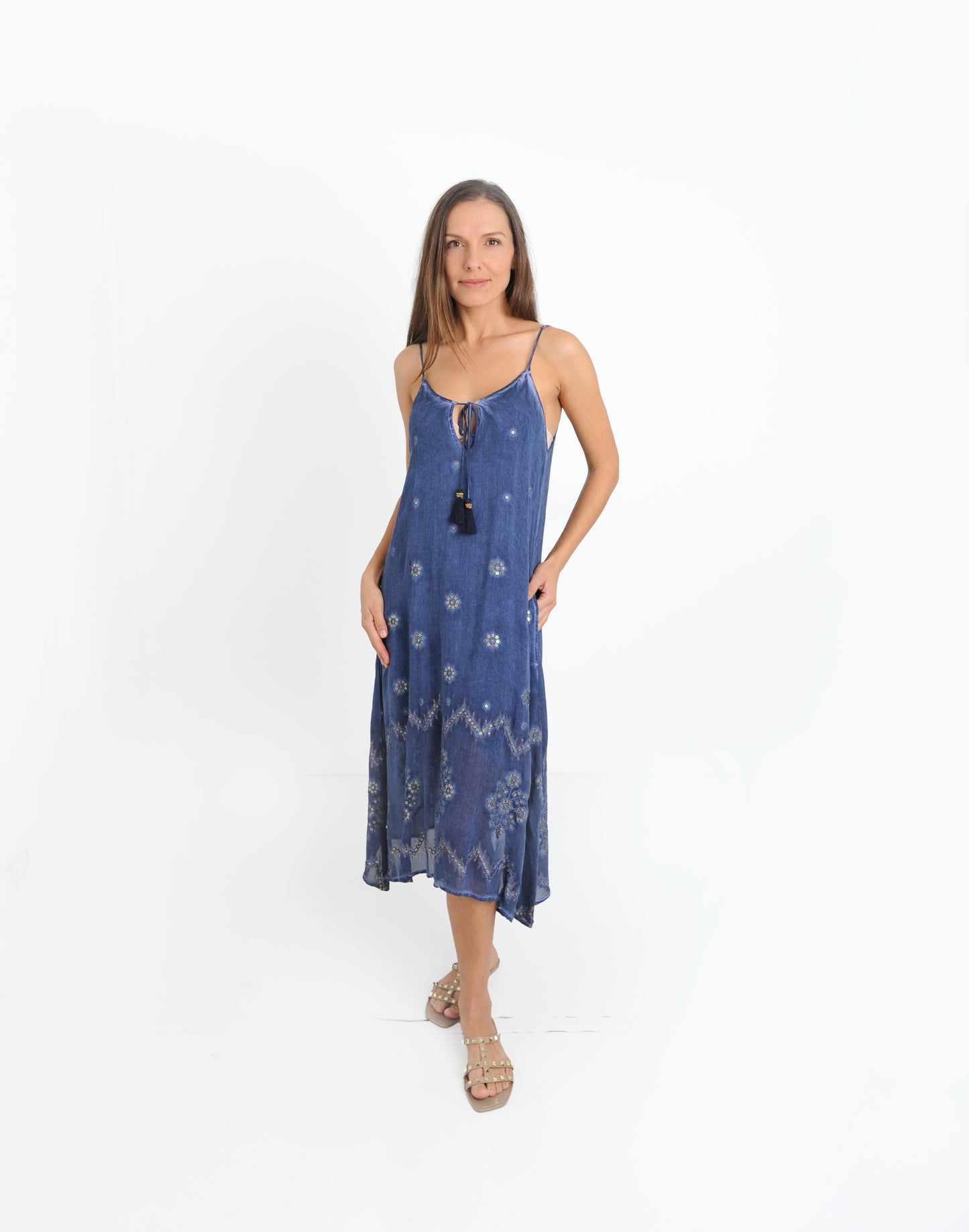 Seychelles Blue Midi Dress NOW ON SALE