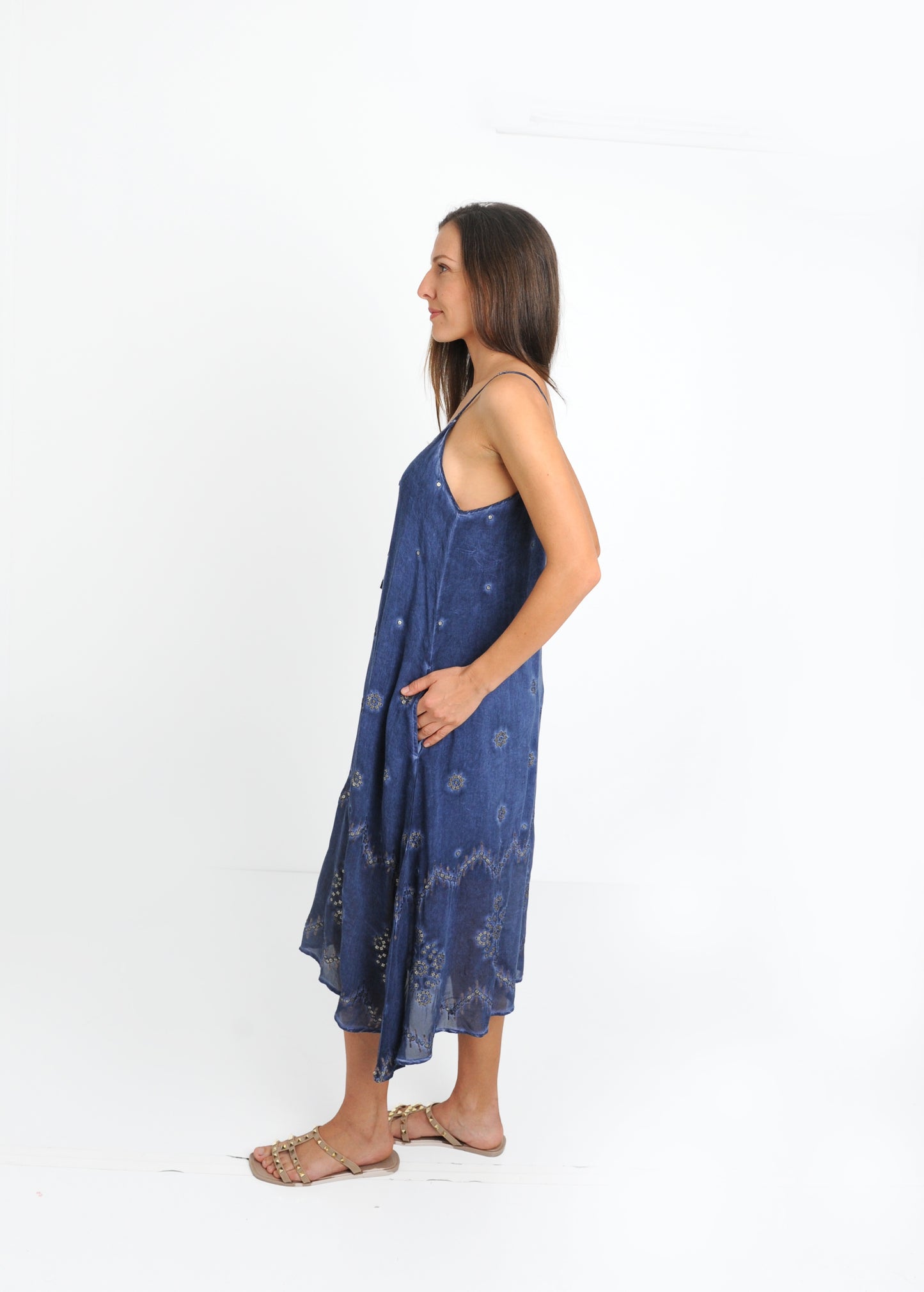 Seychelles Blue Midi Dress NOW ON SALE