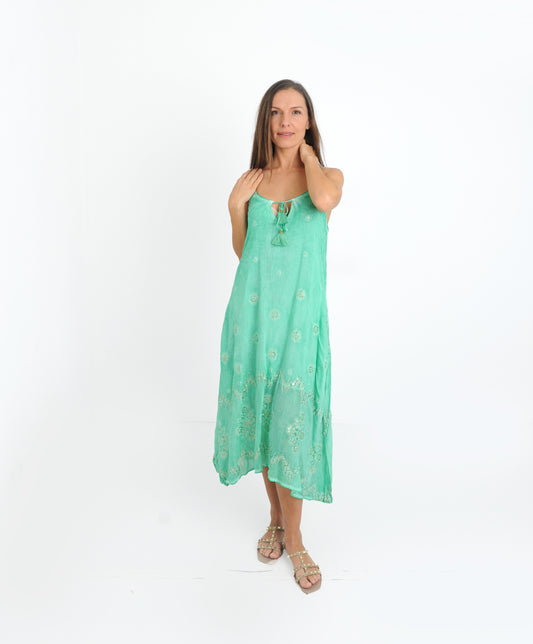 Seychelles Green Midi Dress NOW ON SALE