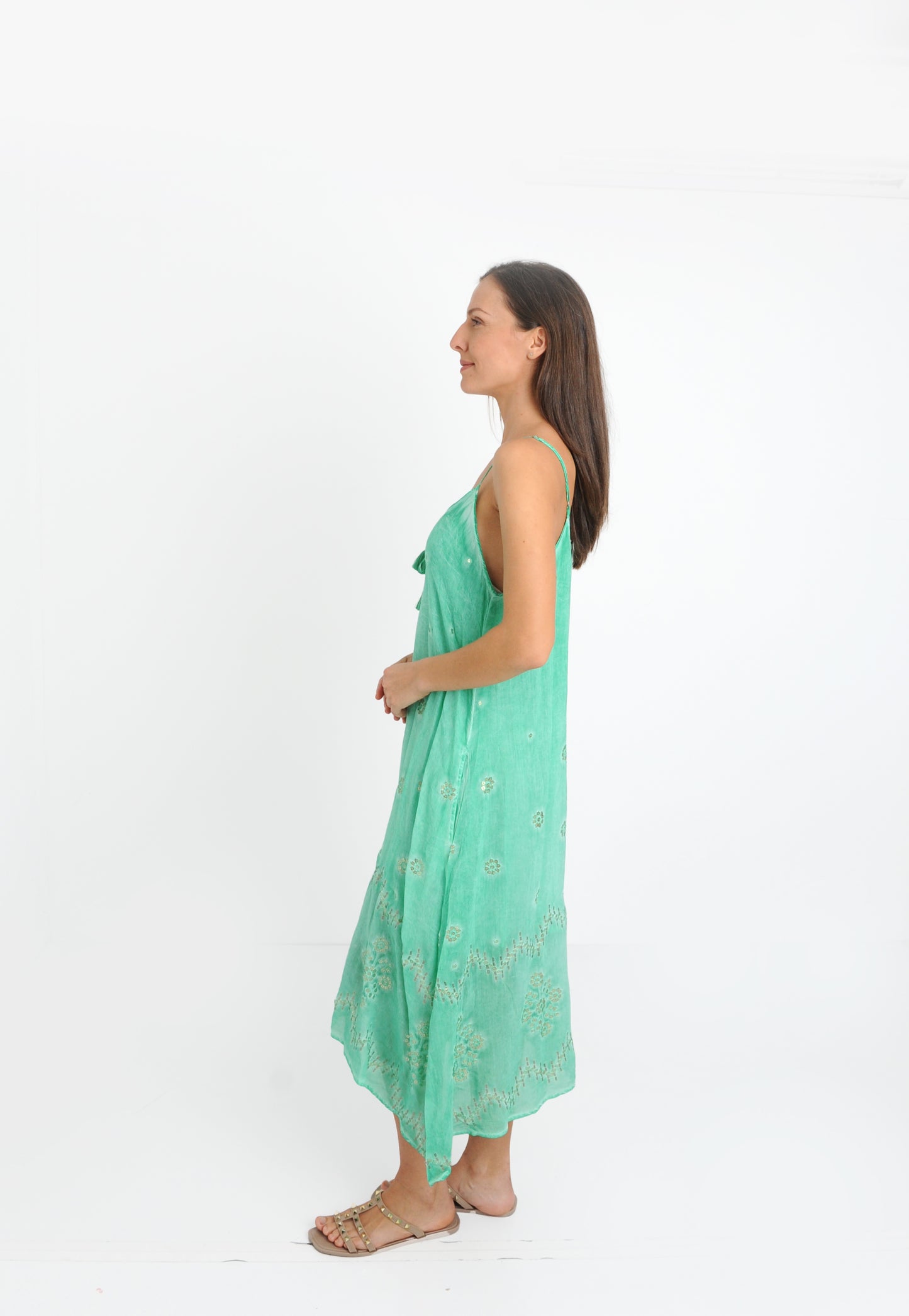 Seychelles Green Midi Dress NOW ON SALE