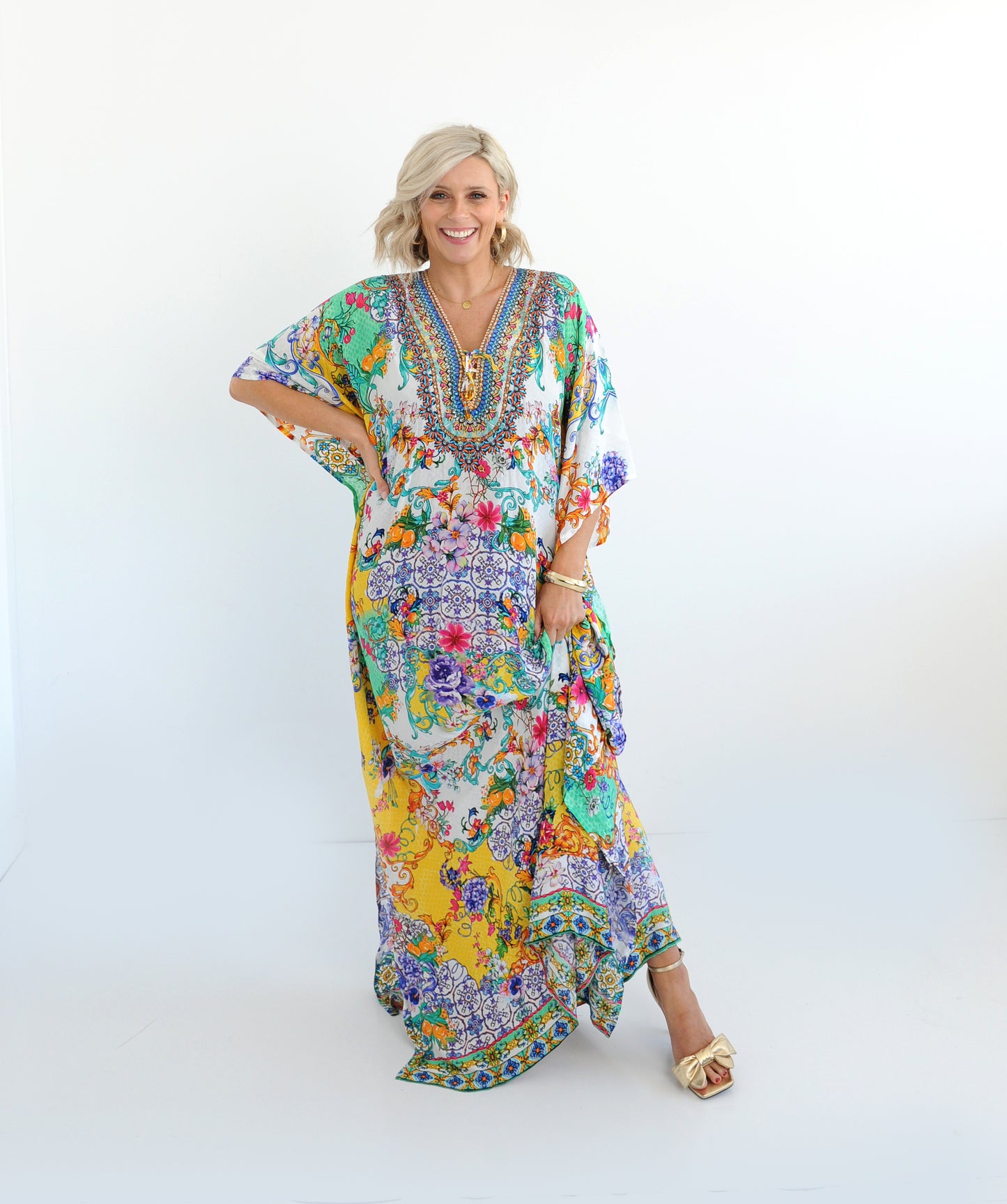 Anna Long Kaftan - One Size