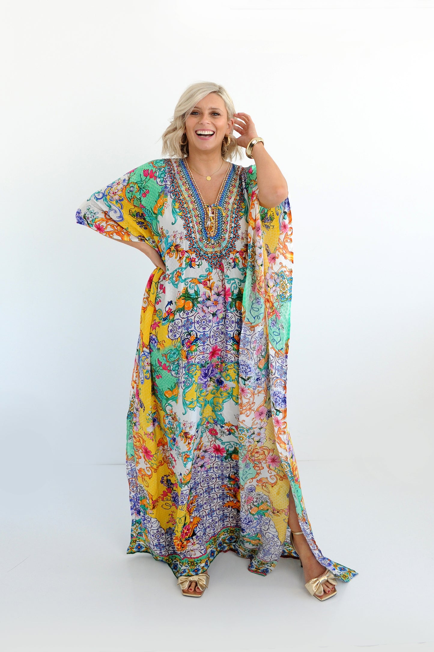 Anna Long Kaftan - One Size