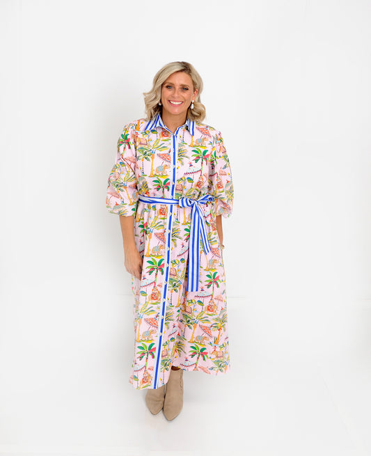 SAFARI LONG DRESS