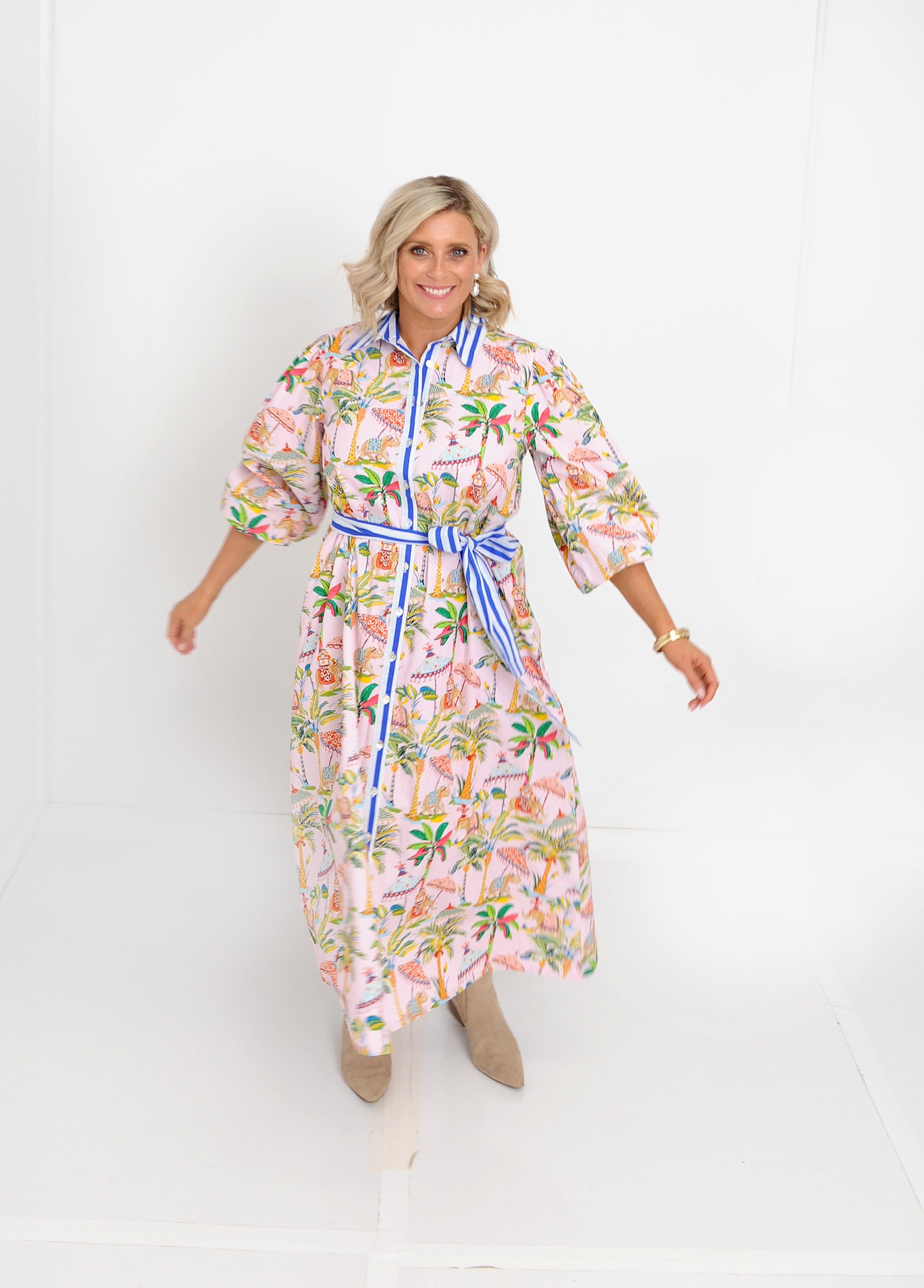SAFARI LONG DRESS