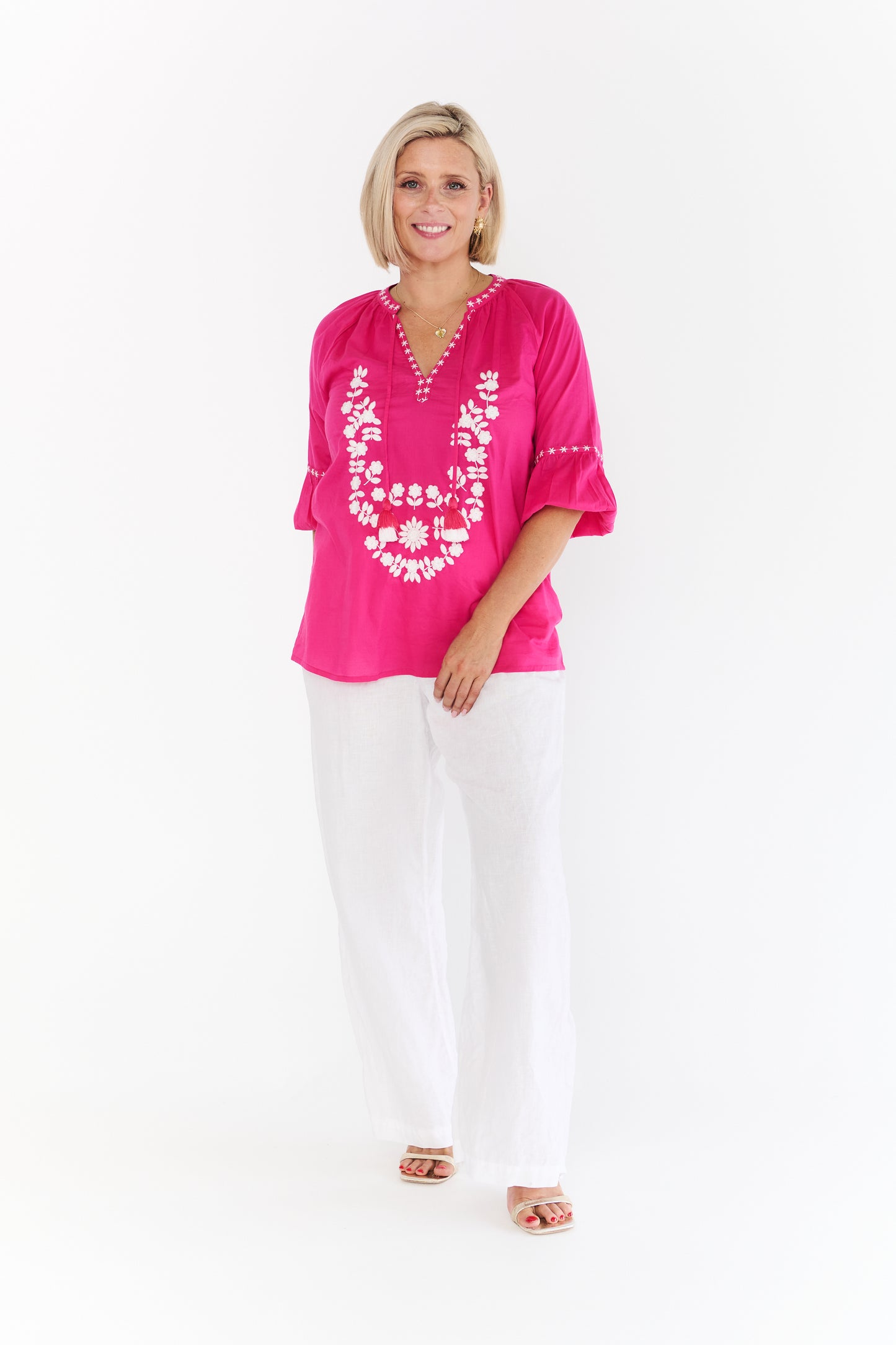FIESTA HOT PINK SHIRT