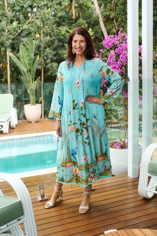 JARDIN BIRDS DRESS