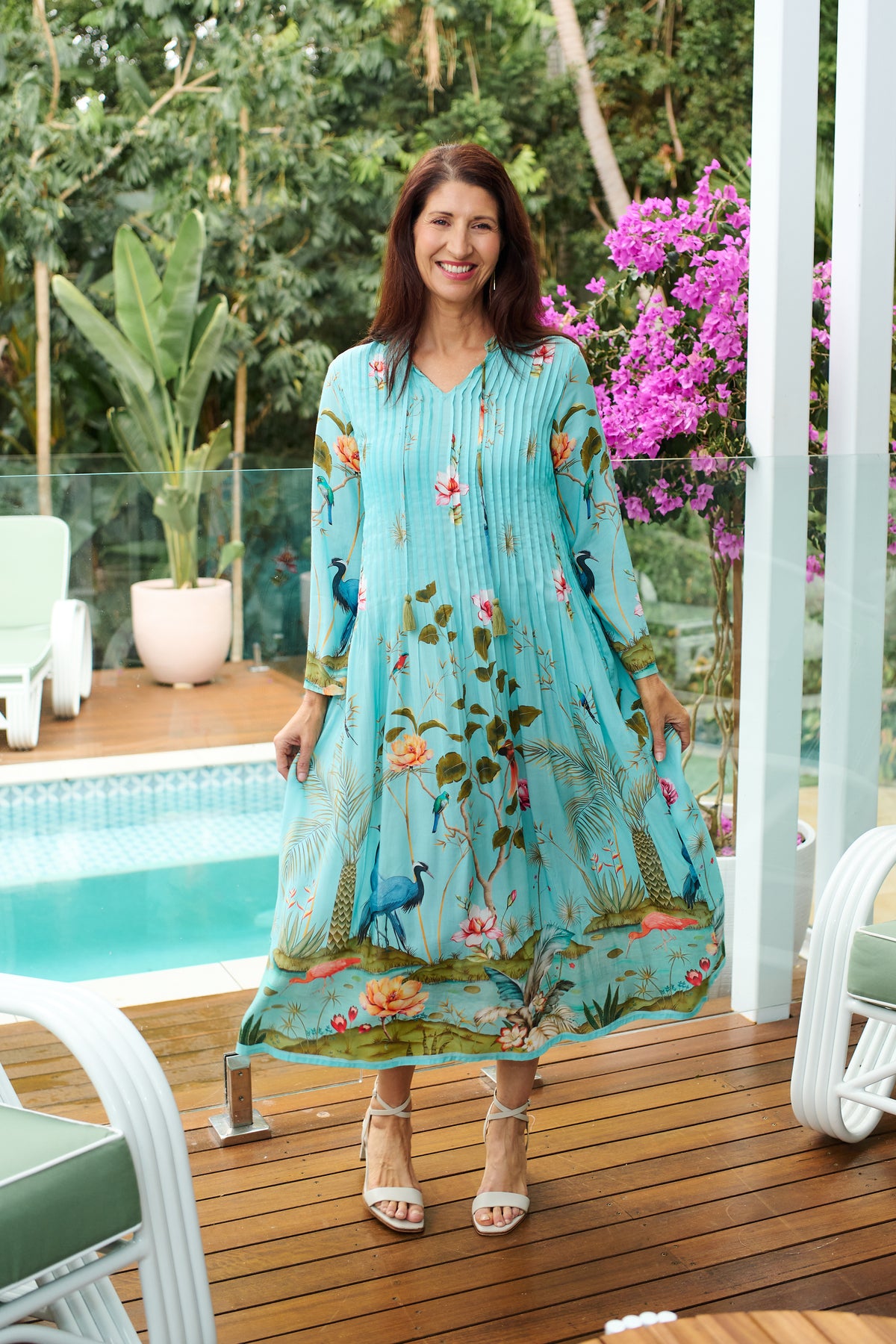 JARDIN BIRDS DRESS
