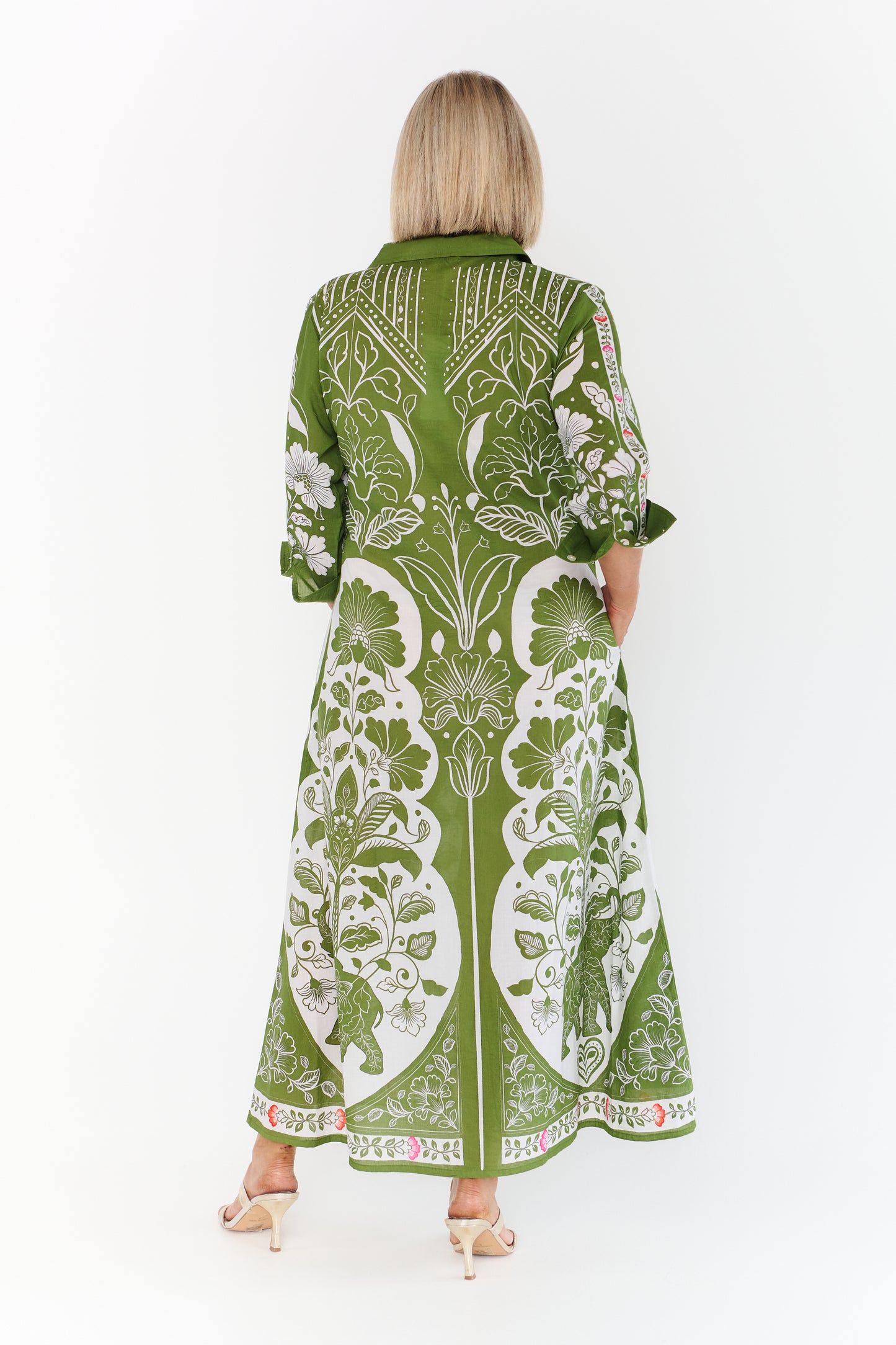 LOTUS OLIVE DRESS