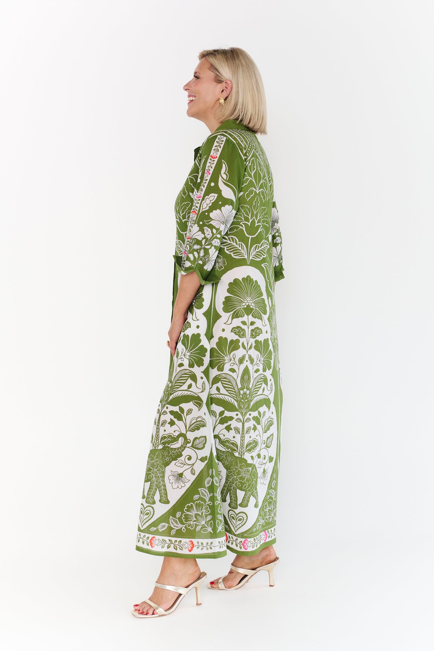 LOTUS OLIVE DRESS