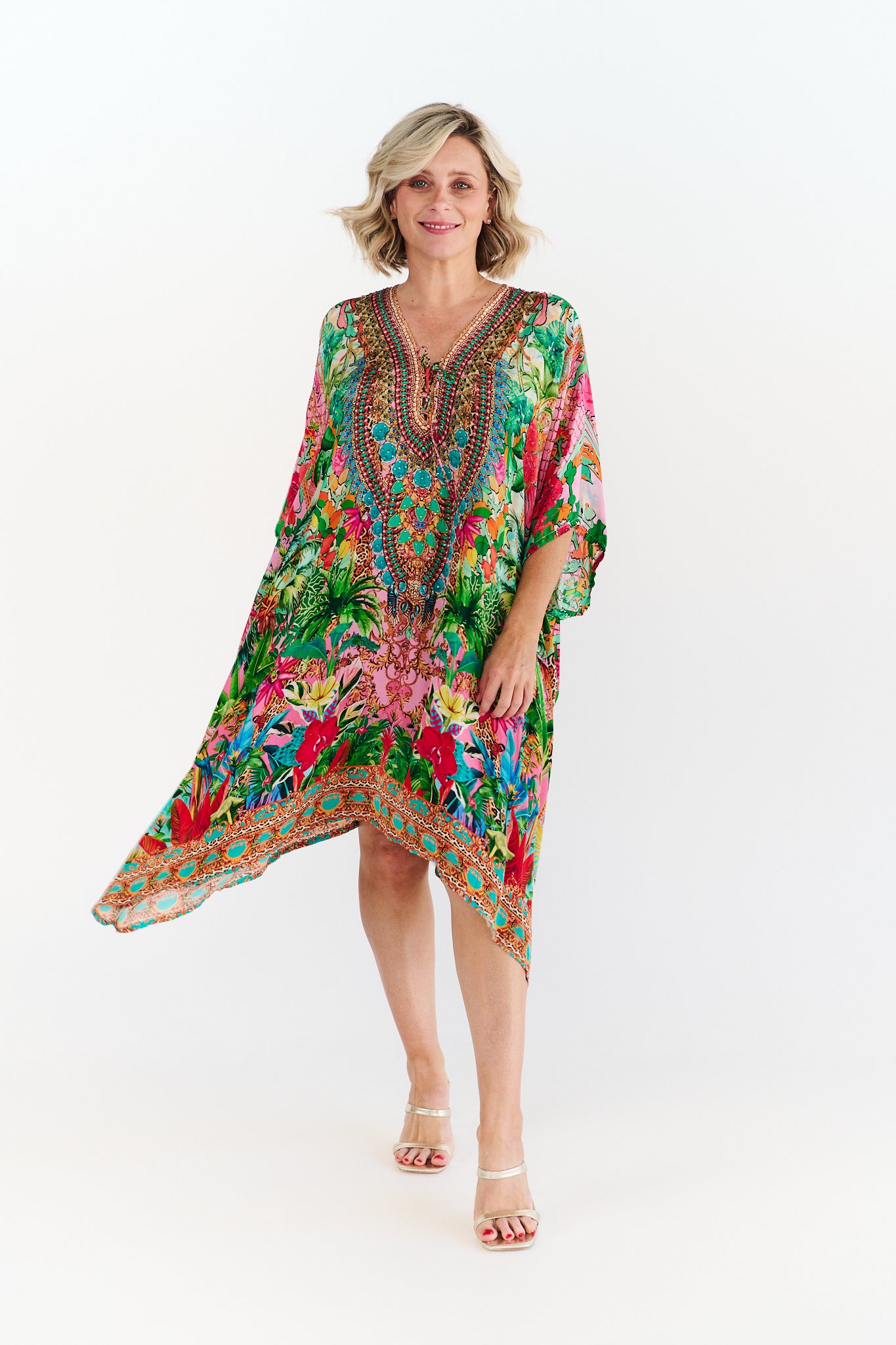 RACHEL SHORT KAFTAN