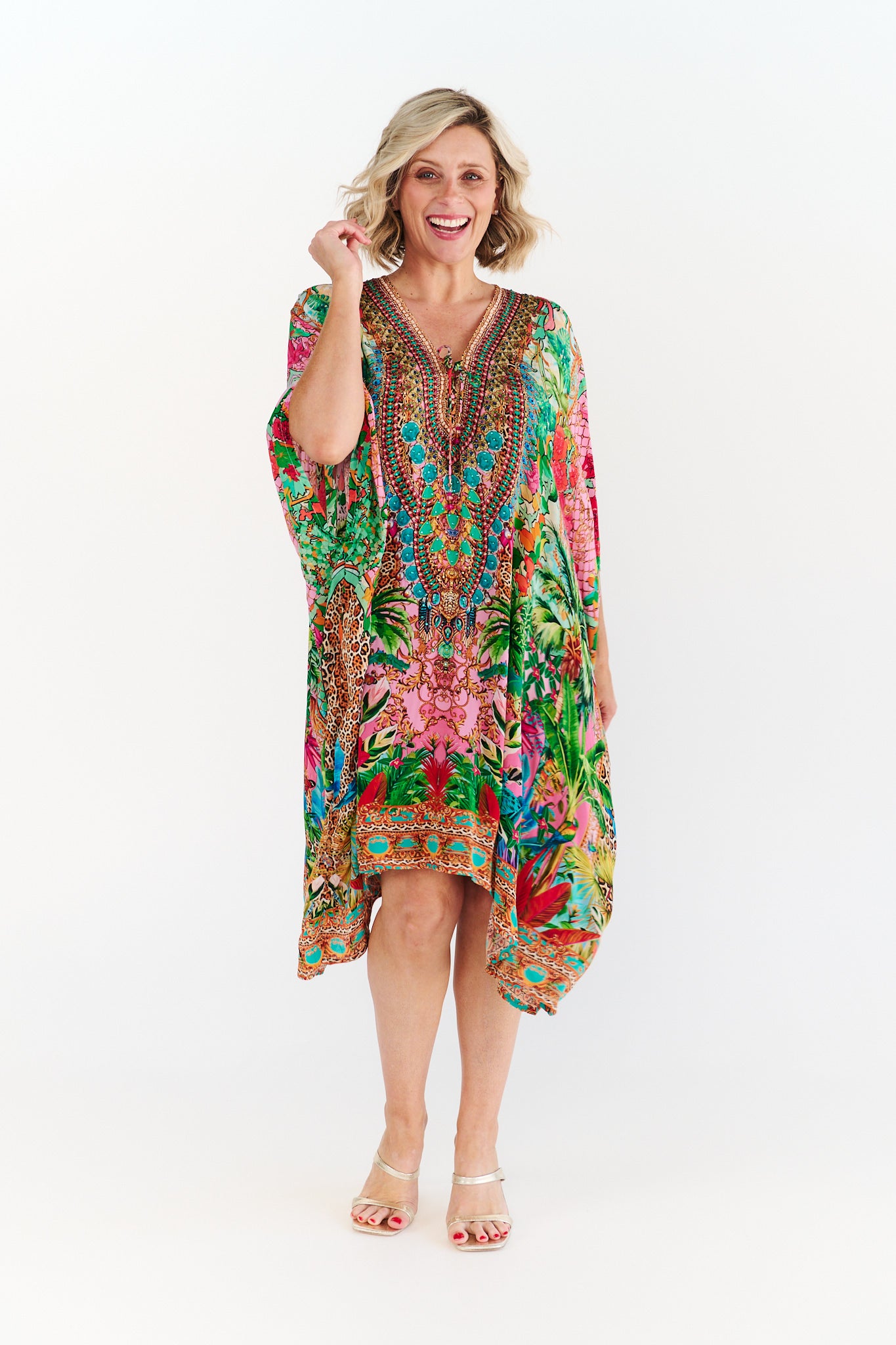 RACHEL SHORT KAFTAN