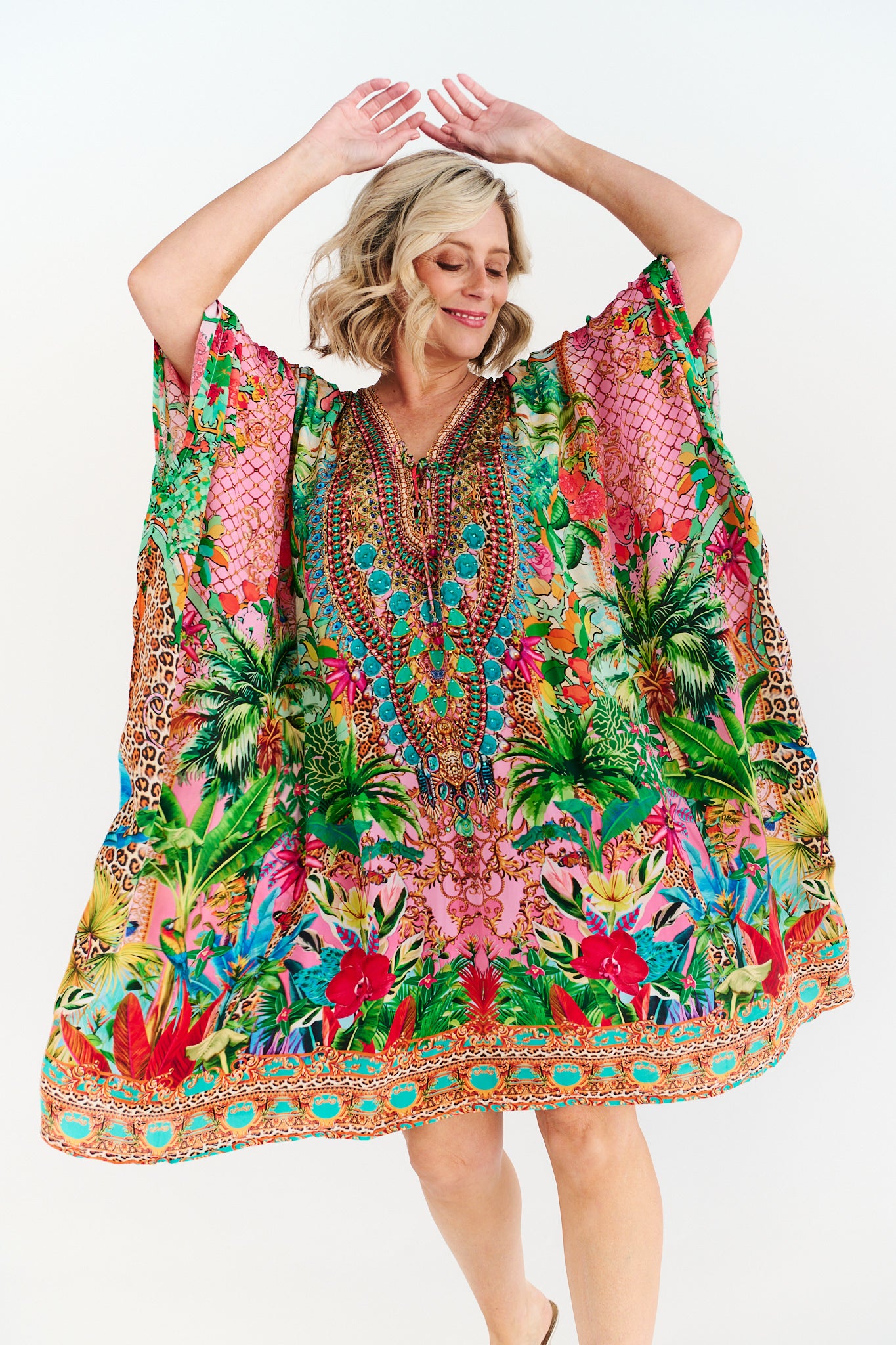 RACHEL SHORT KAFTAN