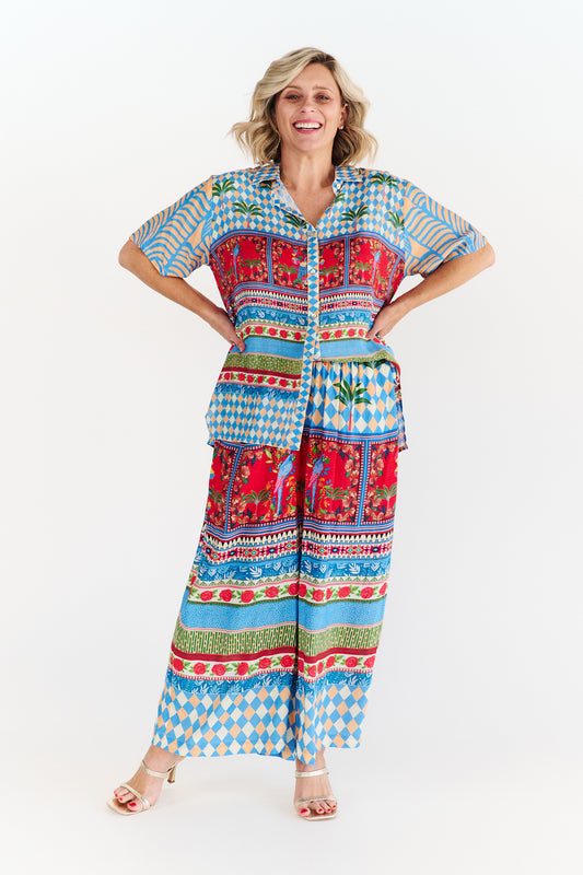 SARAH PANTS AND SHIRT SET