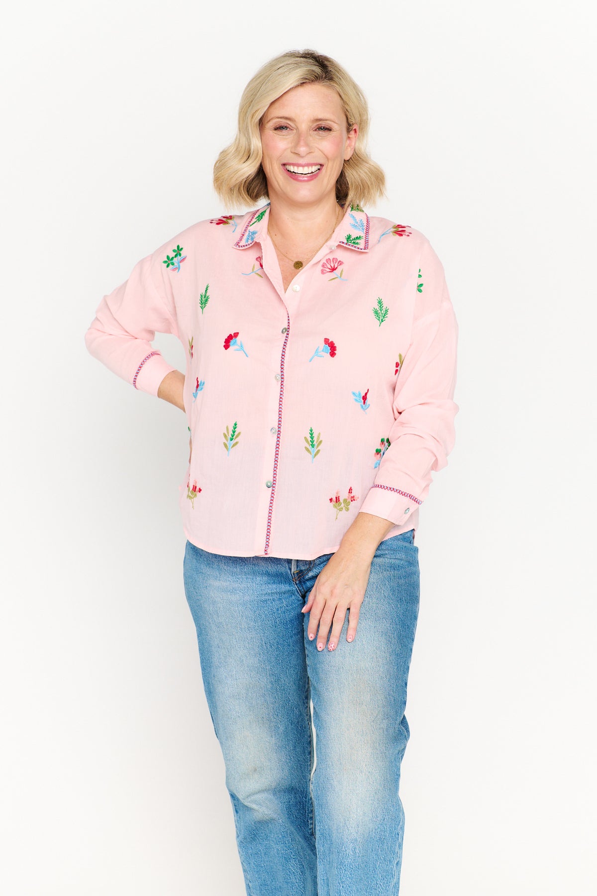 TALIA PINK SHIRT
